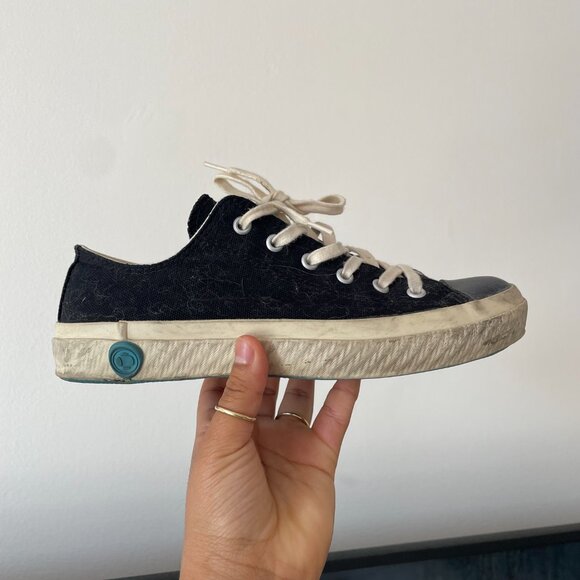 Japanese Shoes Like Pottery 01JP Low Sneakers in Black - Picture 1 of 7